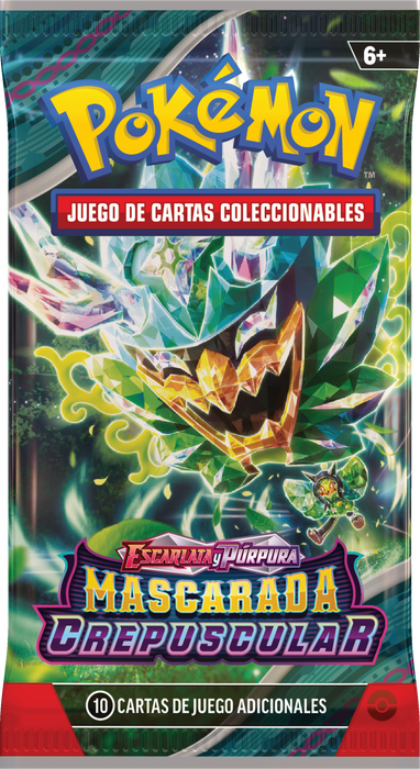 Pokemon TCG Escarlata y Purpura: Mascarada Crepuscular - Booster En Español