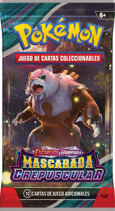 Pokemon TCG Escarlata y Purpura: Mascarada Crepuscular - Booster En Español