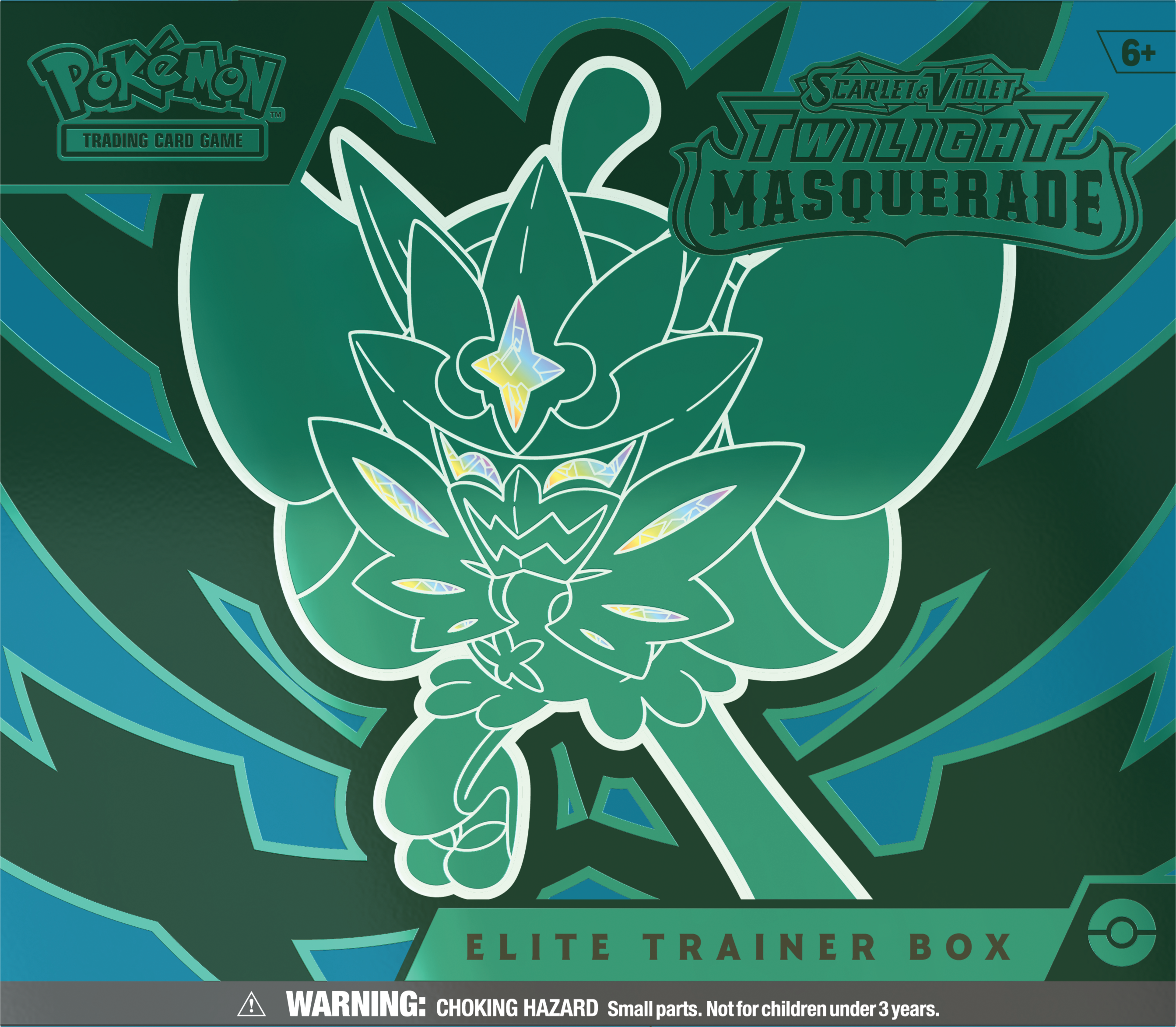 Pokemon TCG Scarlet & Violet: Twilight Masquerade - Elite Trainer Box Ogerpon En Ingles