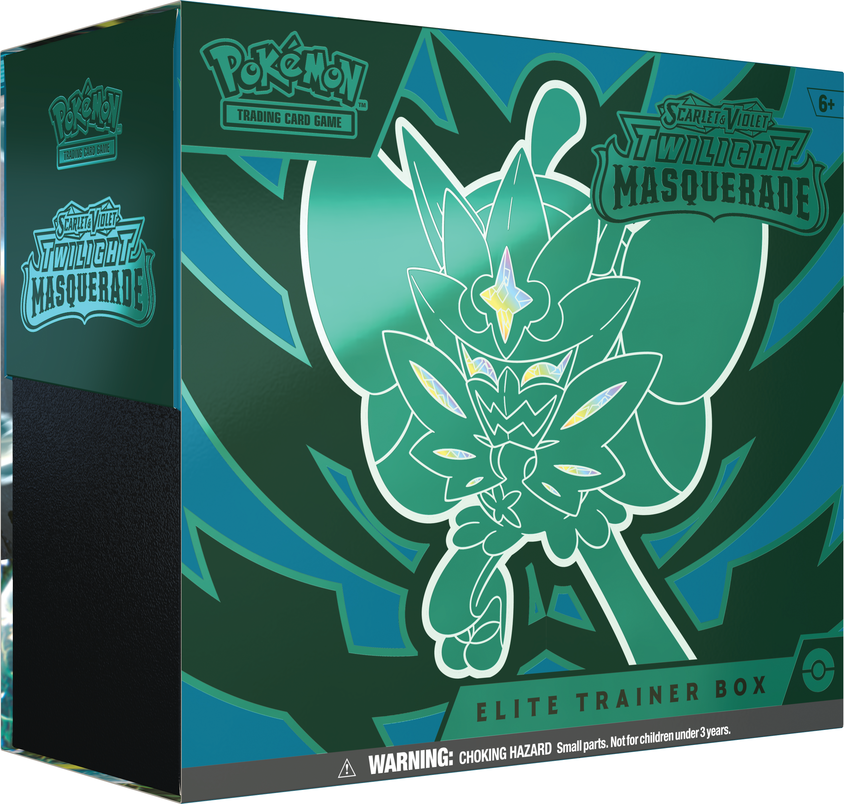 Pokemon TCG Scarlet & Violet: Twilight Masquerade - Elite Trainer Box Ogerpon En Ingles