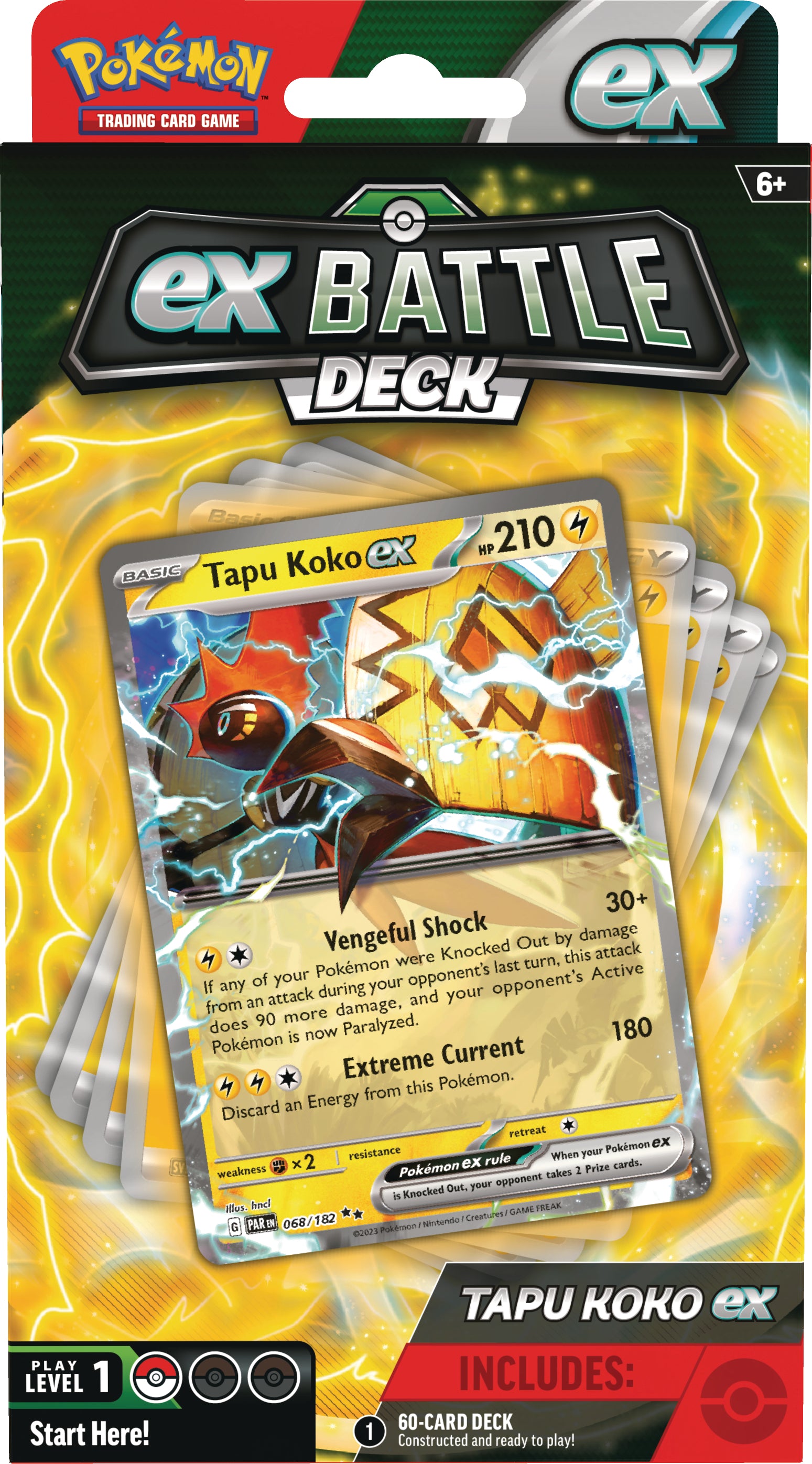 Pokemon TCG: Tapu Koko ex o Ferroverdor ex Battle Deck En Español Surtido