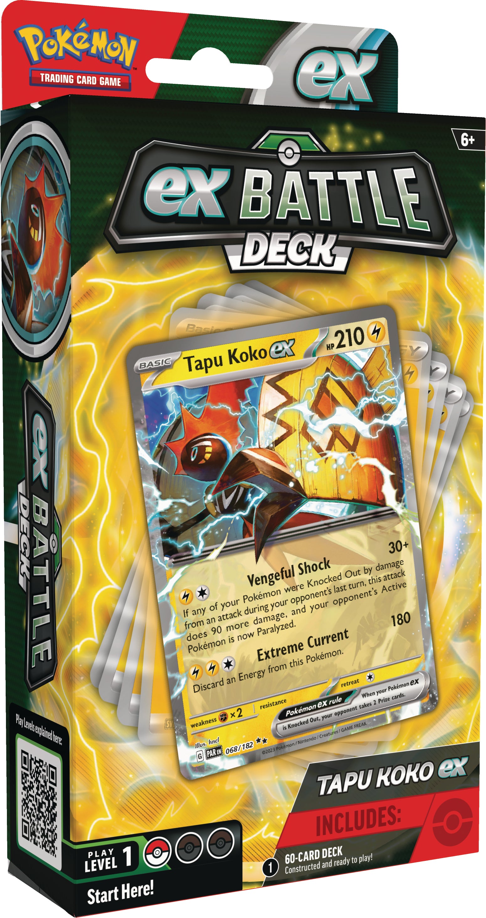 Pokemon TCG: Tapu Koko ex o Ferroverdor ex Battle Deck En Español Surtido