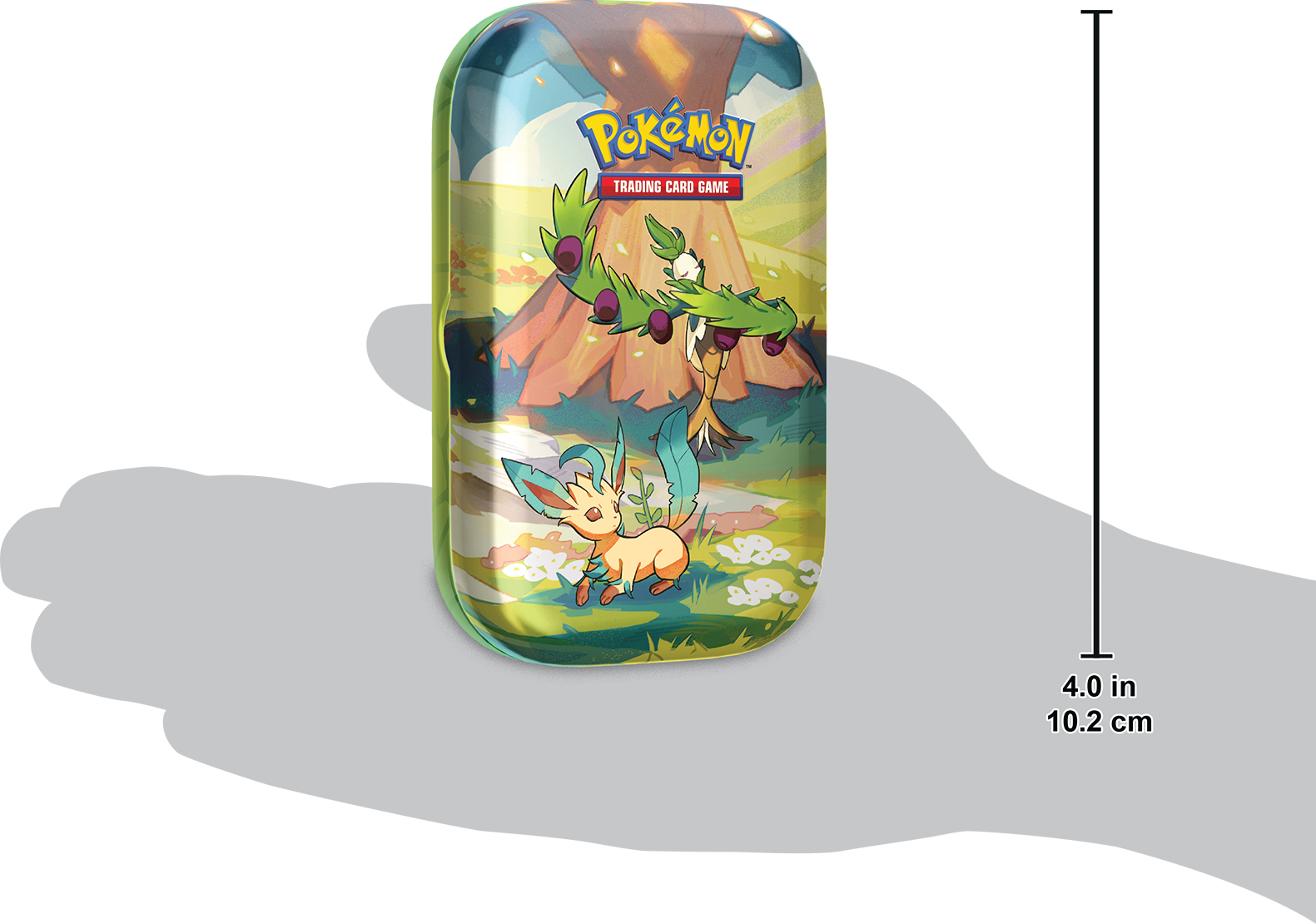 Pokemon TCG Scarlet & Violet: Vibrant Paldea - Arboliva con Leafeon Mini Tin En Ingles