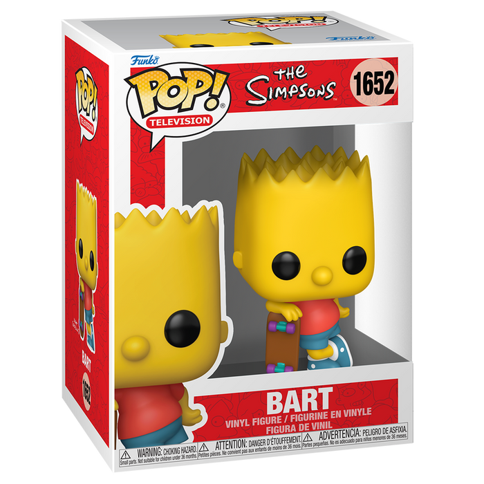 Funko Pop TV: Los Simpson - Bart Con Patineta