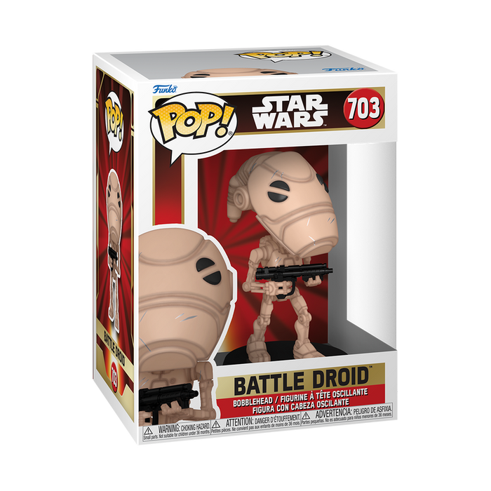 Funko Pop Star Wars: La Amenaza Fantasma - Droide de batalla