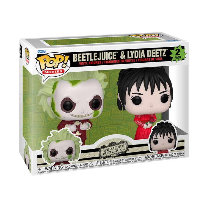 Funko Pop Movies: Beetlejuice 2 - Beetlejuice y Lydia 2 Pack