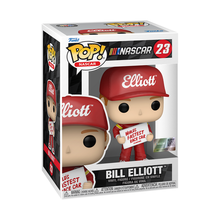 Funko Pop NASCAR: Bill Elliott Con Cartel