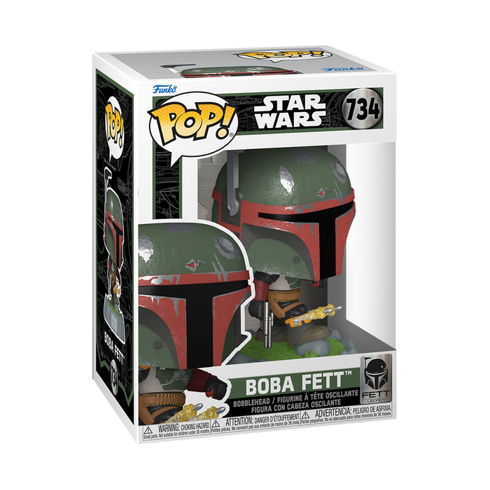 Funko Pop Star Wars: Legado De Jango Fett - Boba Fett Con Rodilleras Cohetes