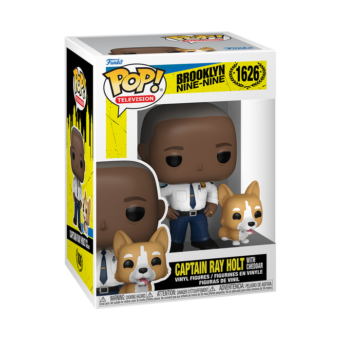 Funko Pop & Buddy: Brooklyn Nine Nine - Capitan Holt y Cheddar