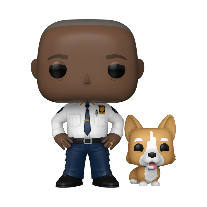 Funko Pop & Buddy: Brooklyn Nine Nine - Capitan Holt y Cheddar