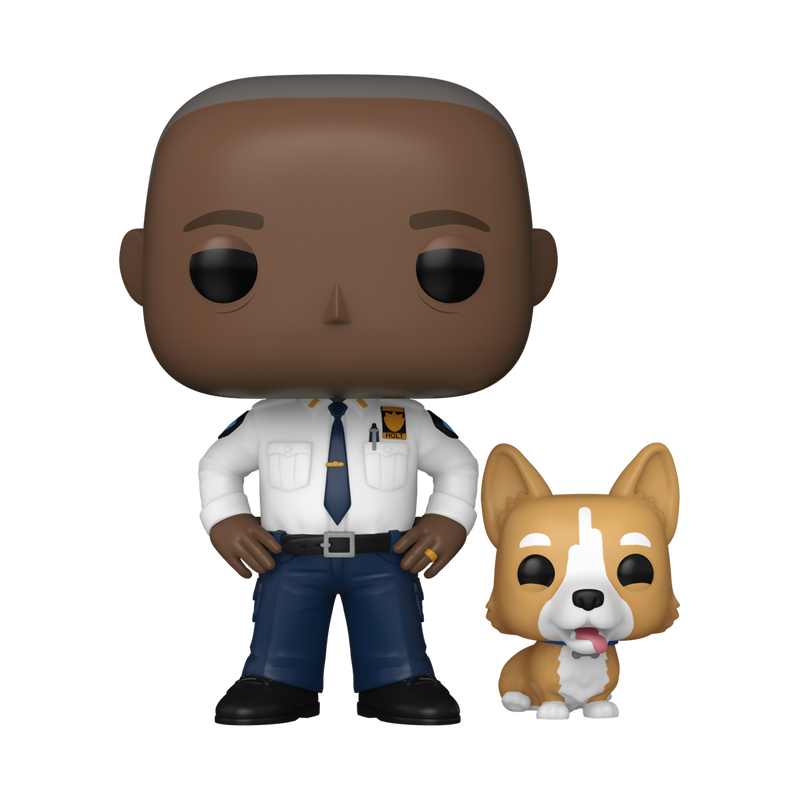 Funko Pop & Buddy: Brooklyn Nine Nine - Capitan Holt y Cheddar