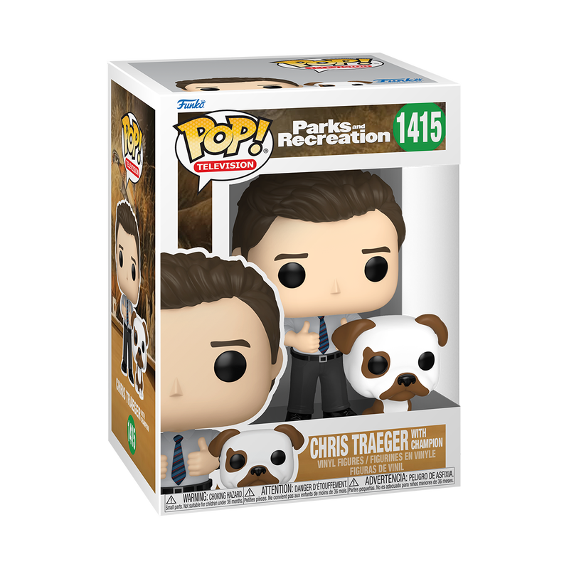 Funko Pop & Buddy: Parks And Recreation 15 Aniversario - Chris y Champion