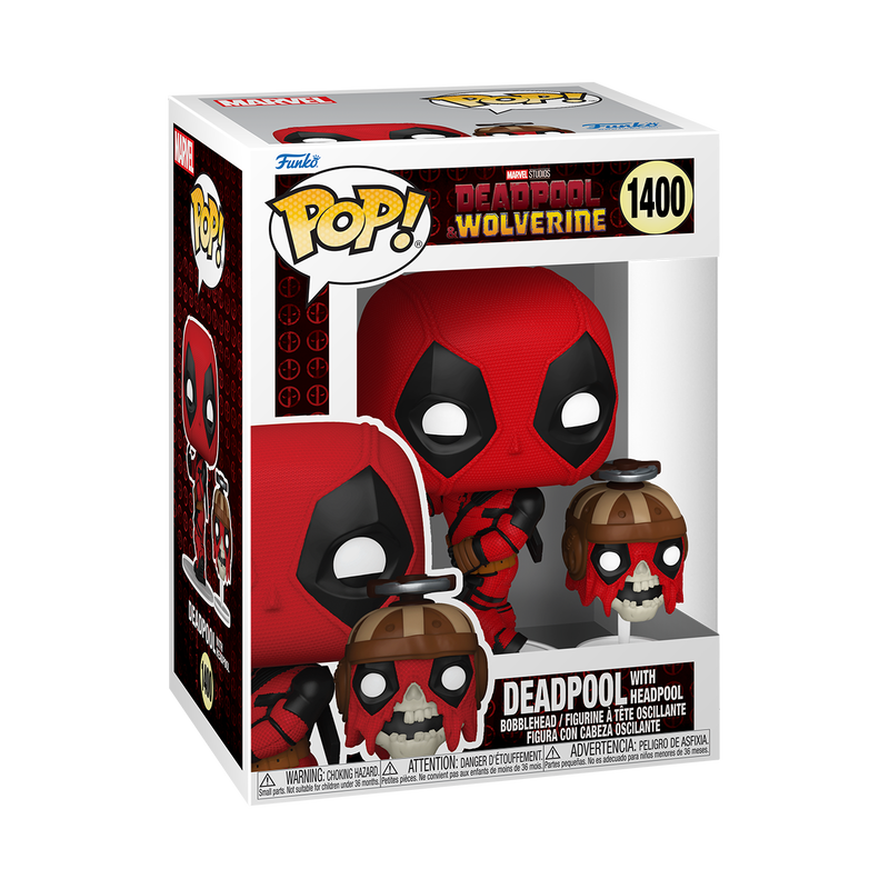Funko Pop & Buddy: Deadpool y Wolverine - Deadpool y Headpool