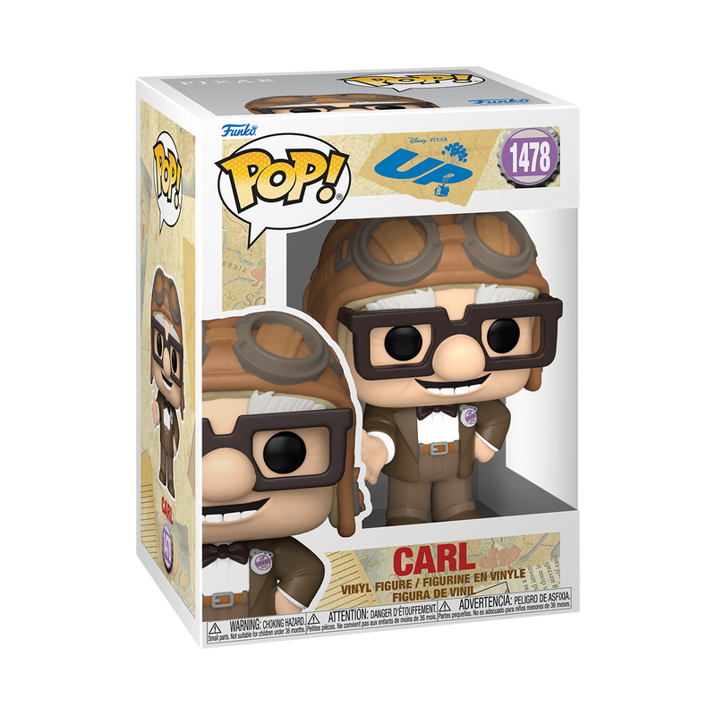 Funko Pop Disney: Up Una Aventura De Altura - Carl Con Sombrero Aviador