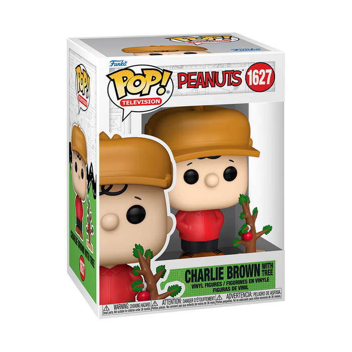 Funko Pop TV: Peanuts Charlie Brown - Charlie Brown Con Arbol