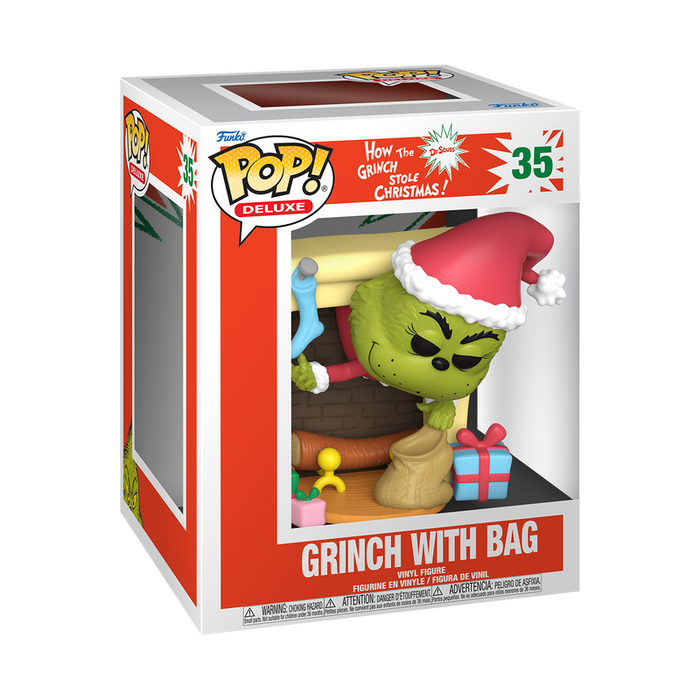 Funko Pop Deluxe: El Grinch - Grinch En Chimenea