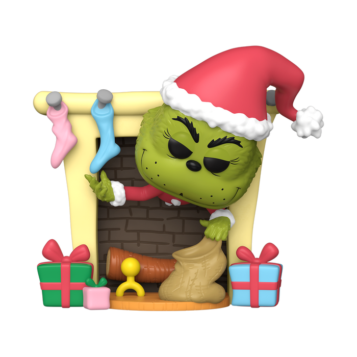 Funko Pop Deluxe: El Grinch - Grinch En Chimenea