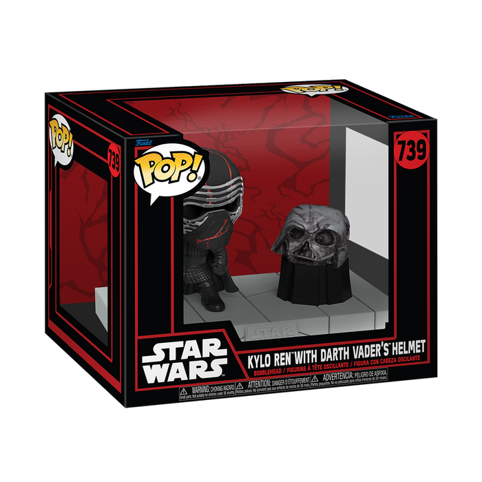 Funko Pop Deluxe: Star Wars The Dark Side - Kylo Ren Con Casco Darth Vader