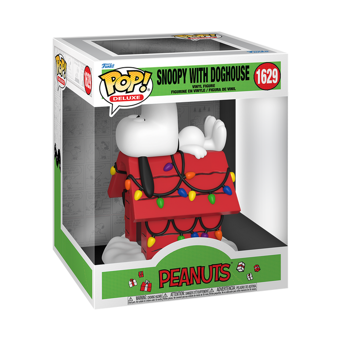 Funko Pop Deluxe: Peanuts Charlie Brown - Snoopy Con Casita