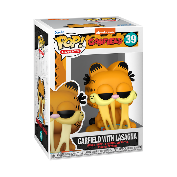 Funko Pop Comics: Garfield - Garfield Con Lasaña