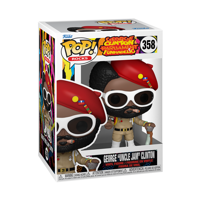 Funko Pop Rocks: Parliament Funkadelic - George Clinton Uncle Jam