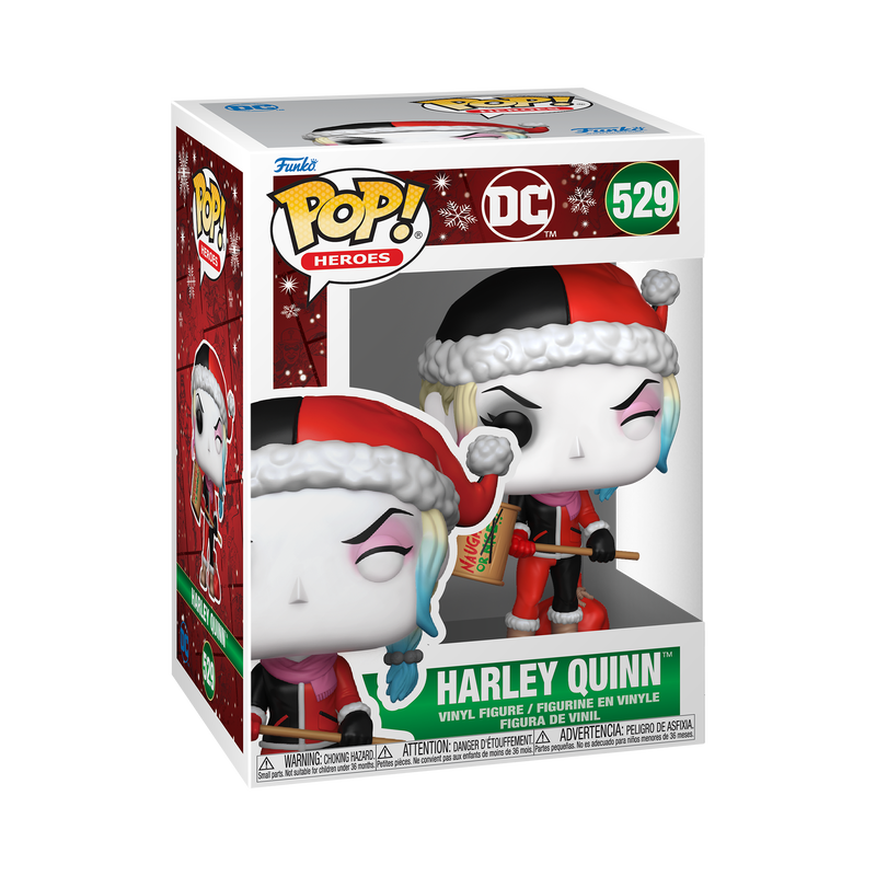 Funko Pop Heroes: DC Comics Holiday 2024 - Harley Quinn Con Gorro