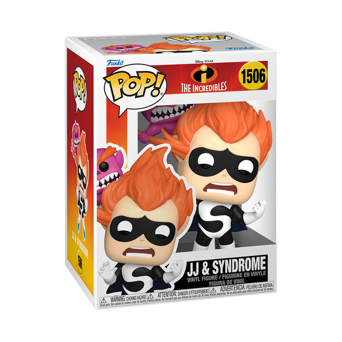 Funko Pop Premium: Pixar Los Increibles 20 Aniversario - Jack Jack y Syndrome