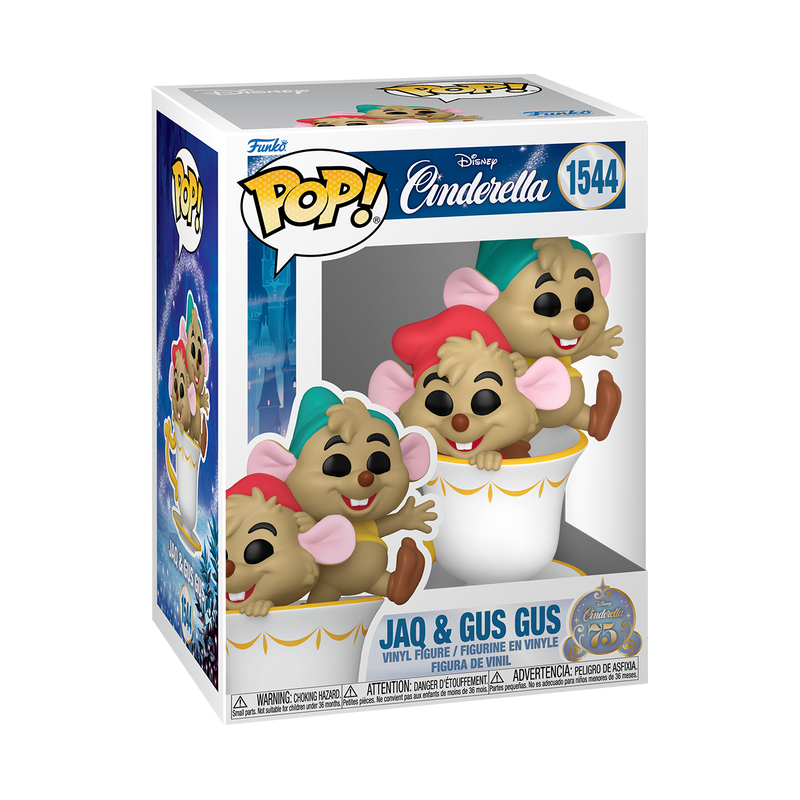 Funko Pop Disney: Cenicienta 75 Aniversario - Jaq y Gus en Taza