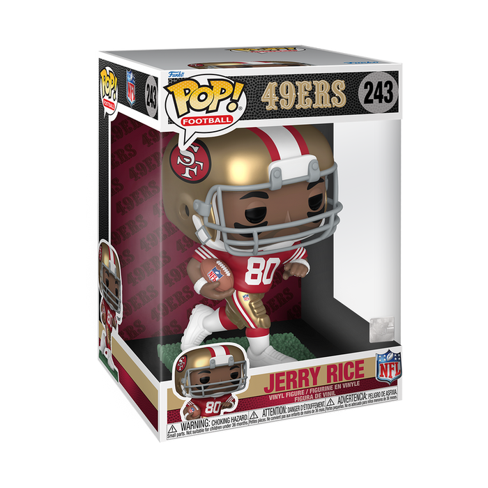 Funko Pop Jumbo NFL Legends: 49ers - Jerry Rice 10 Pulgadas