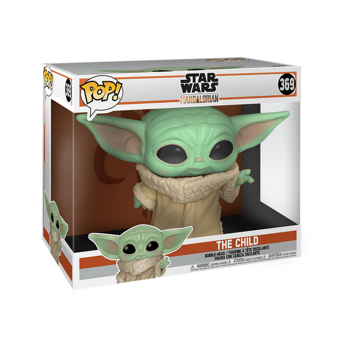 Funko Pop Jumbo: Star Wars The Mandalorian - Baby Yoda 10 Pulgadas