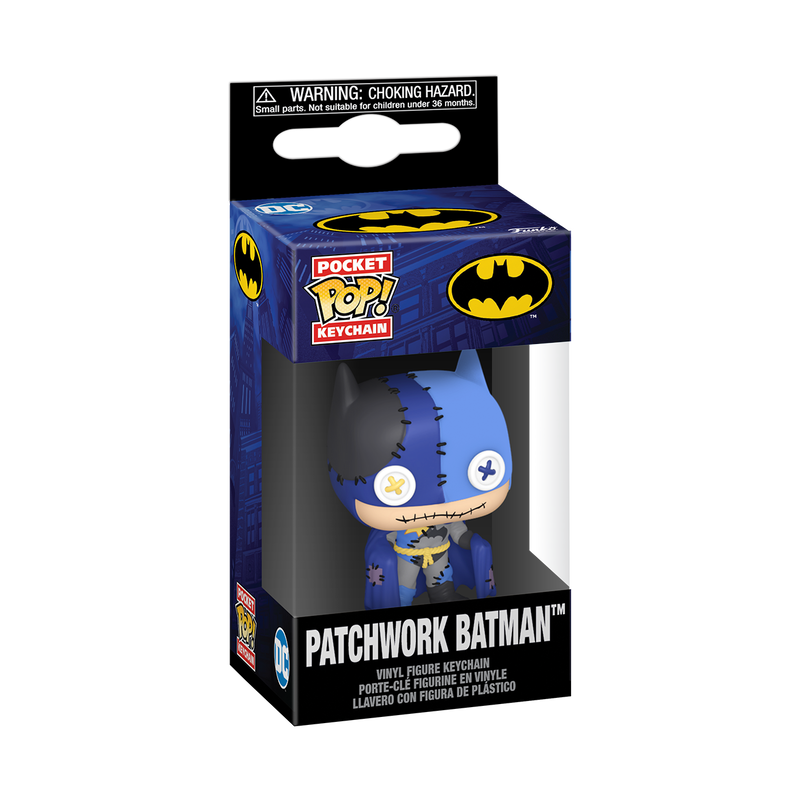 Funko Pop Keychain: DC Patchwork - Batman Llavero