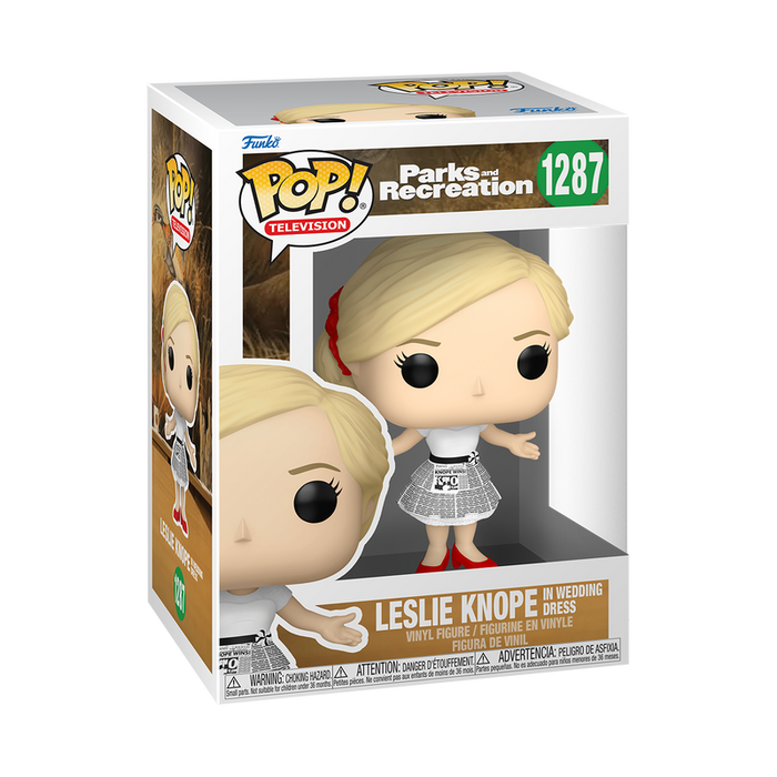 Funko Pop TV: Parks And Recreation 15 Aniversario - Leslie Knope Con Vestido De Novia