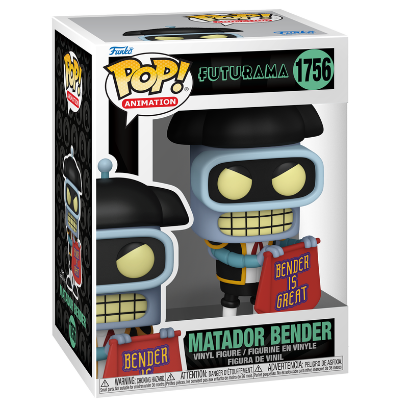 Funko Pop Animation: Futurama - Bender Matador