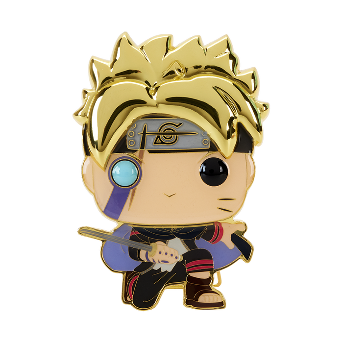 Funko Pop Pin: Boruto Next Generations - Boruto con Marcas Glow Pin Esmaltado