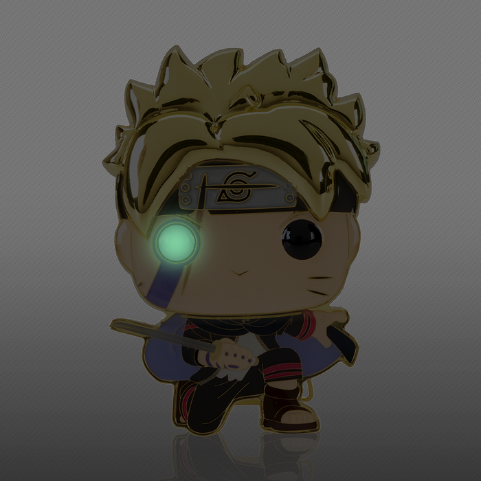 Funko Pop Pin: Boruto Next Generations - Boruto con Marcas Glow Pin Esmaltado