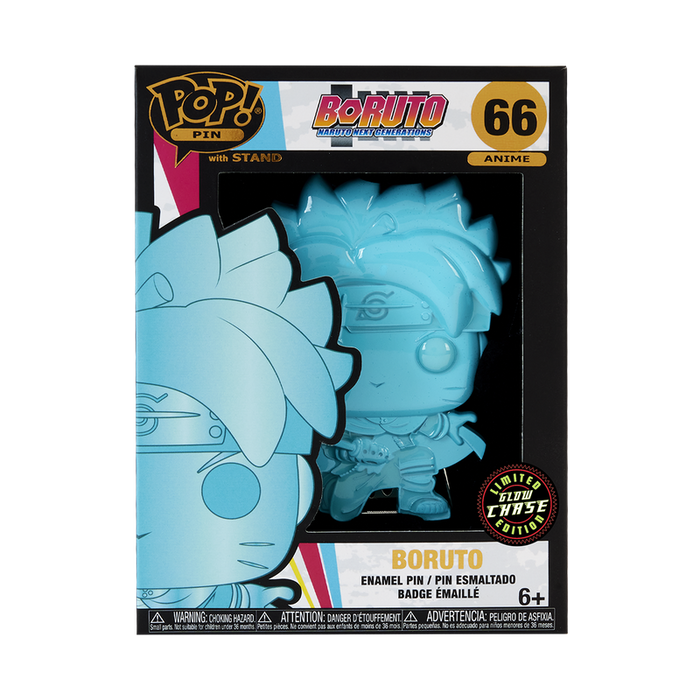 Funko Pop Pin: Boruto Next Generations - Boruto con Marcas Glow Pin Esmaltado