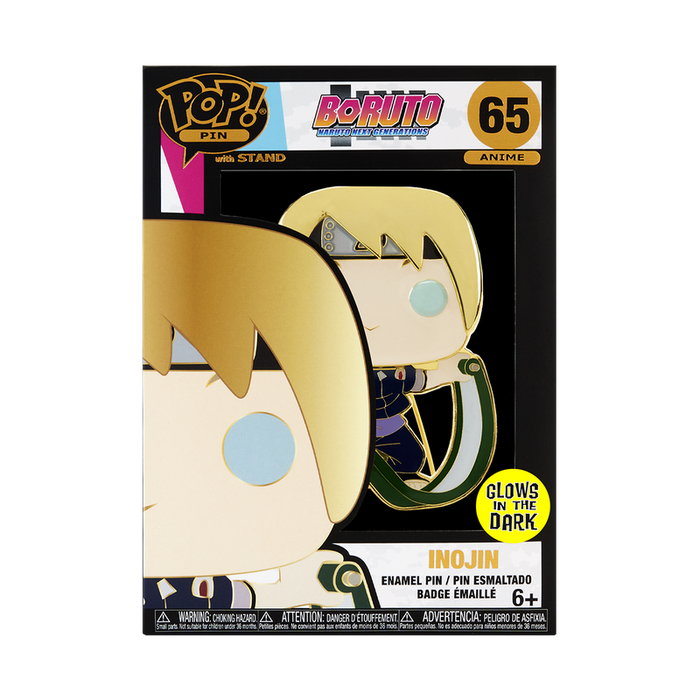 Funko Pop Pin: Boruto Next Generations - Inojin Glow Pin Esmaltado