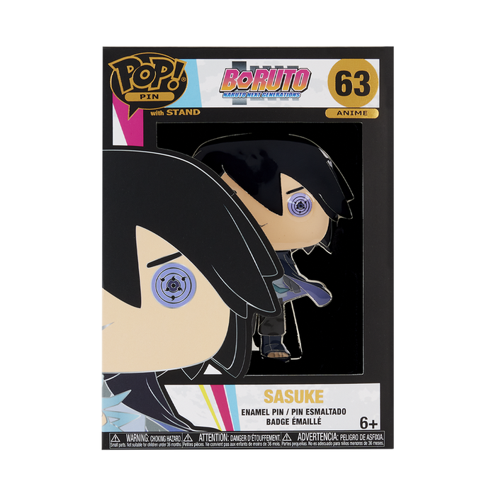 Funko Pop Pin: Boruto Next Generations - Sasuke Pin Esmaltado