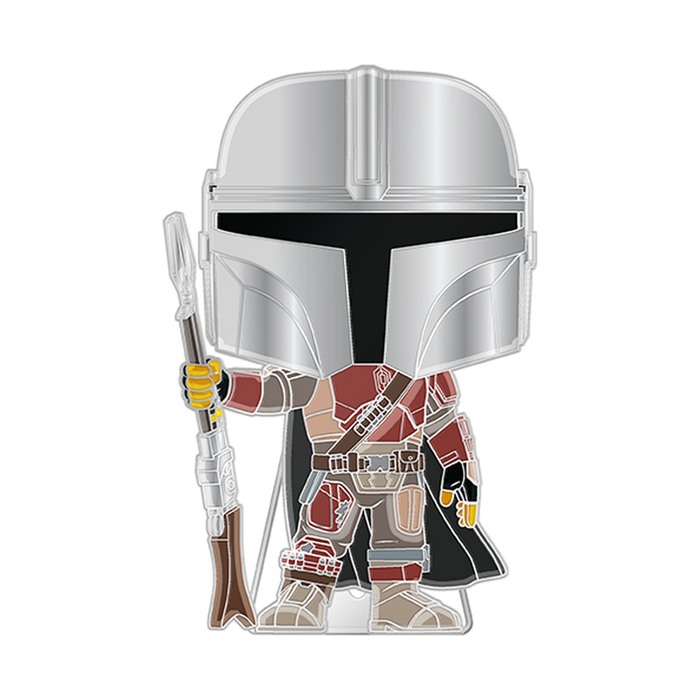 Funko Pop Pin: Star Wars The Mandalorian -  Mando Esmaltado