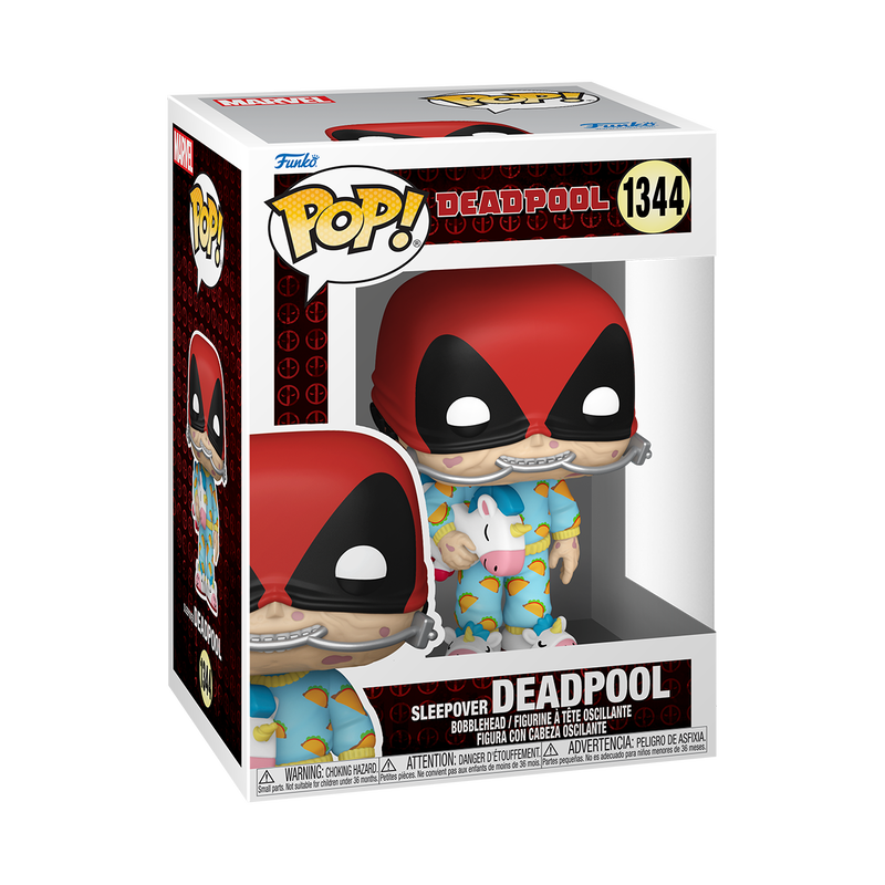 Funko Pop Marvel: Deadpool - Deadpool atuendo de Pijamada