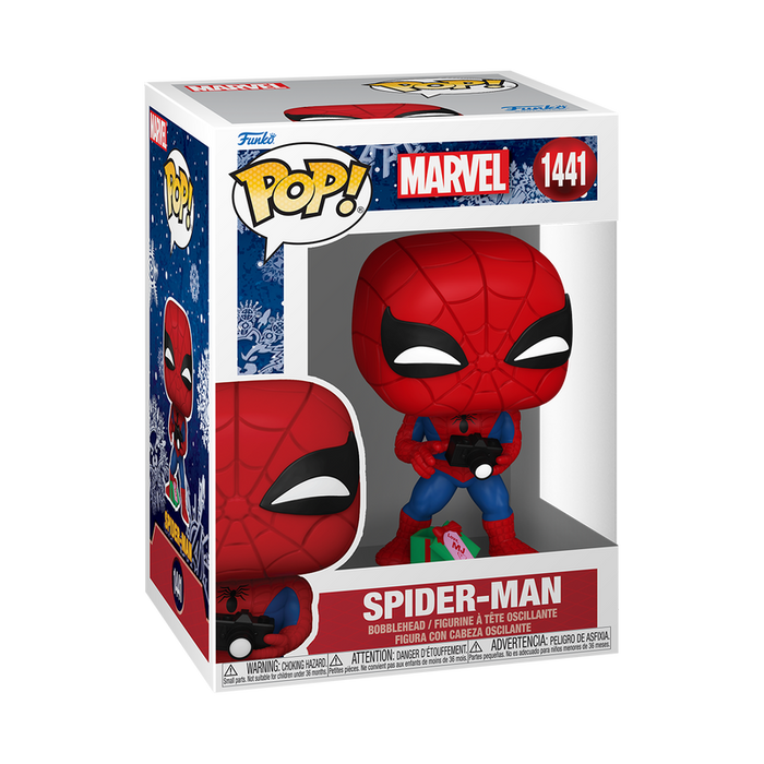 Funko Pop Marvel: Holiday - Spider-Man Con Regalo