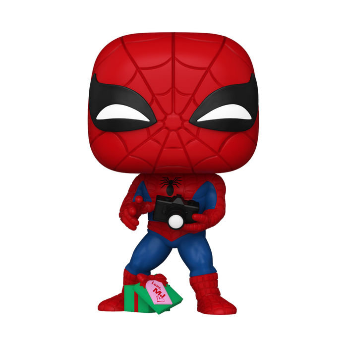 Funko Pop Marvel: Holiday - Spider-Man Con Regalo