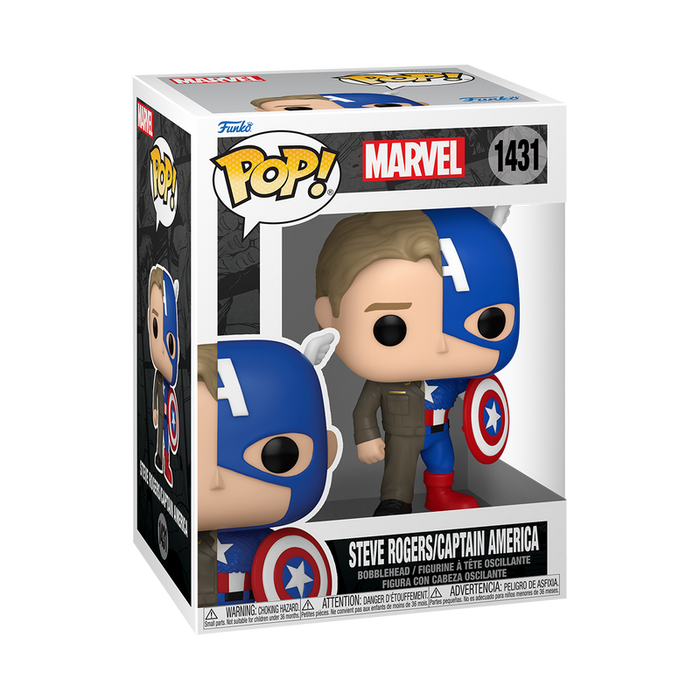 Funko Pop Marvel: Splits - Steve Rogers Capitan America