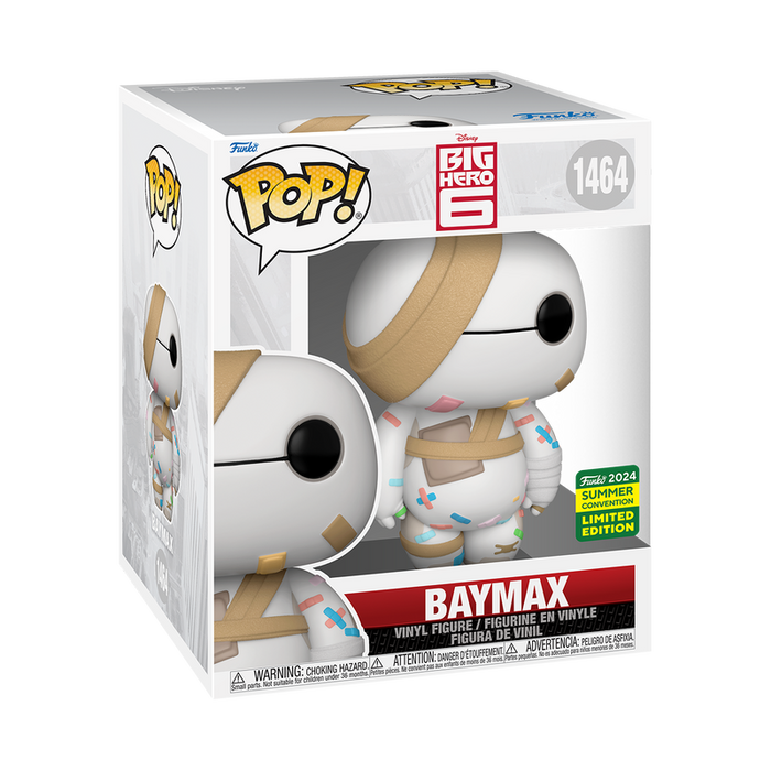 Funko Pop Super: Grandes Heroes - Baymax Con Vendas Exclusivo SDCC 2024