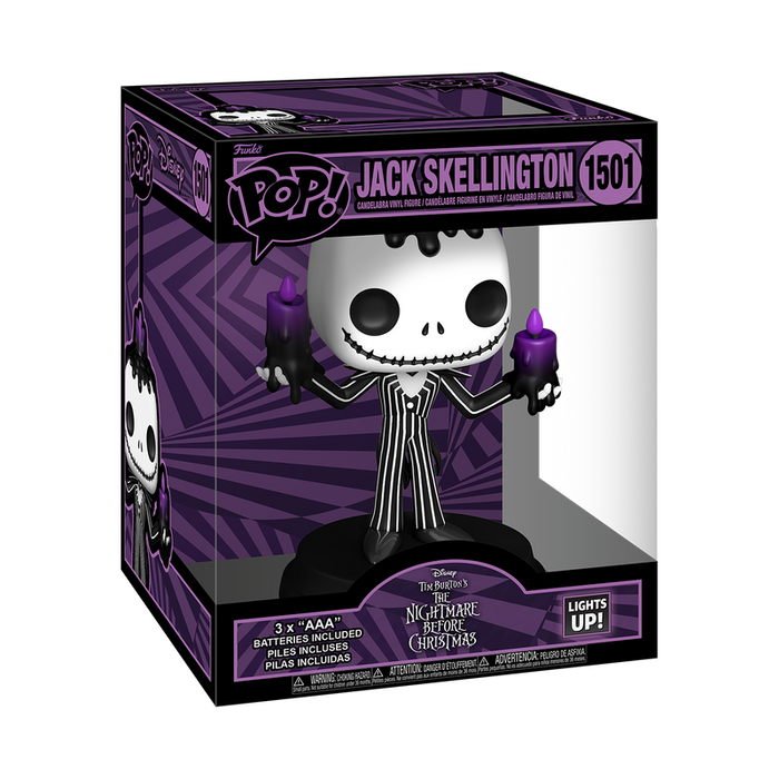 Funko Pop Super: Mundo De Jack - Jack Con Velas Electronico 6 Pulgadas