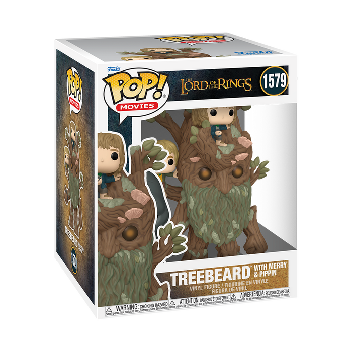 Funko Pop Super: The Lord Of The Rings - Treebeard con Mary y Pip 6 Pulgadas