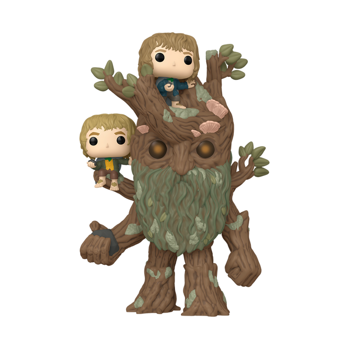 Funko Pop Super: The Lord Of The Rings - Treebeard con Mary y Pip 6 Pulgadas