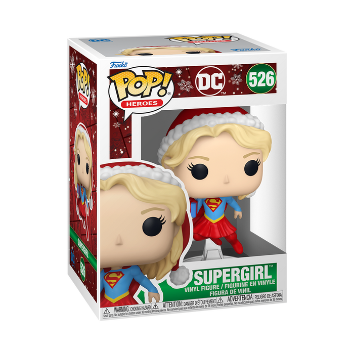 Funko Pop Heroes: DC Comics Holiday 2024 - Supergirl Con Gorro