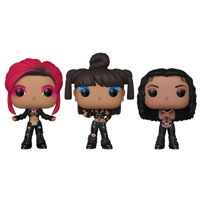 Funko Pop Rocks: TLC - T Boz, Left Eye y Chilli 3 Pack