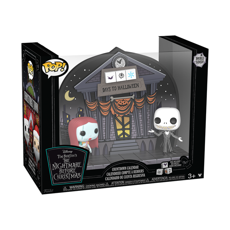 Funko Countdown Calendar: Disney Mundo De Jack - Jack y Sus Amigos Calendario Doble Vista